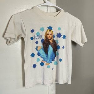 Britney Spears Official Vintage Kids 5/6 Band Concert T-Shirt Oops Era 2000